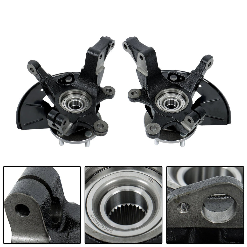 Set of 2 Steering Knuckle Assemblies for Ford Escape (2001–2004)