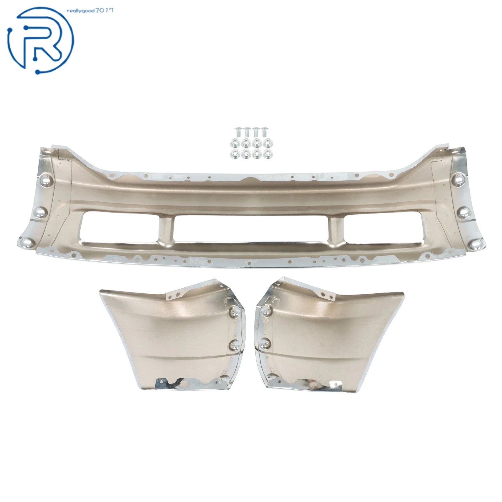 Front Bumper Face Bar for Ford F250 F350 (1999-2004) Electroplated