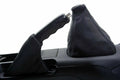 Set of 2 Manual & E Brake Boots for Honda Prelude (1997–2001) Black Synthetic Leather