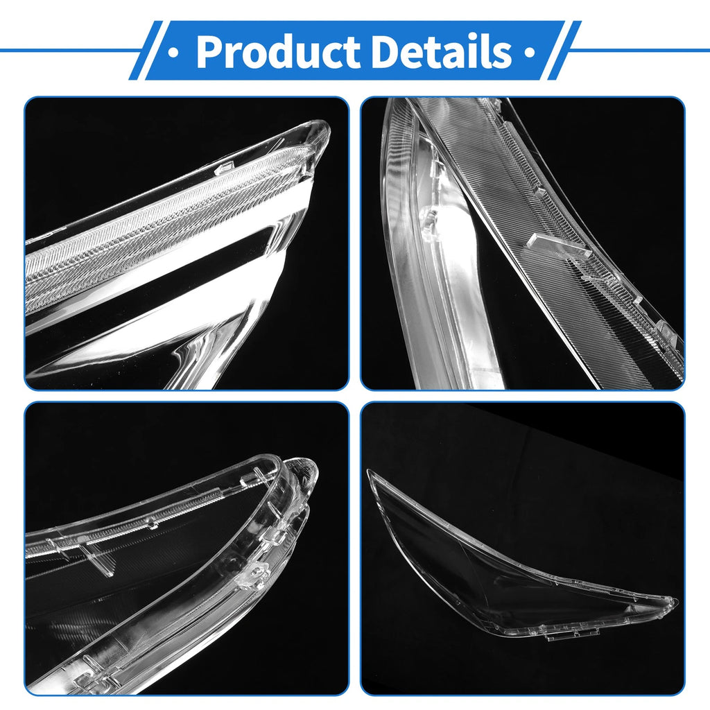 Headlight Lens Cover for Hyundai Sonata (2011–2014) PC Clear