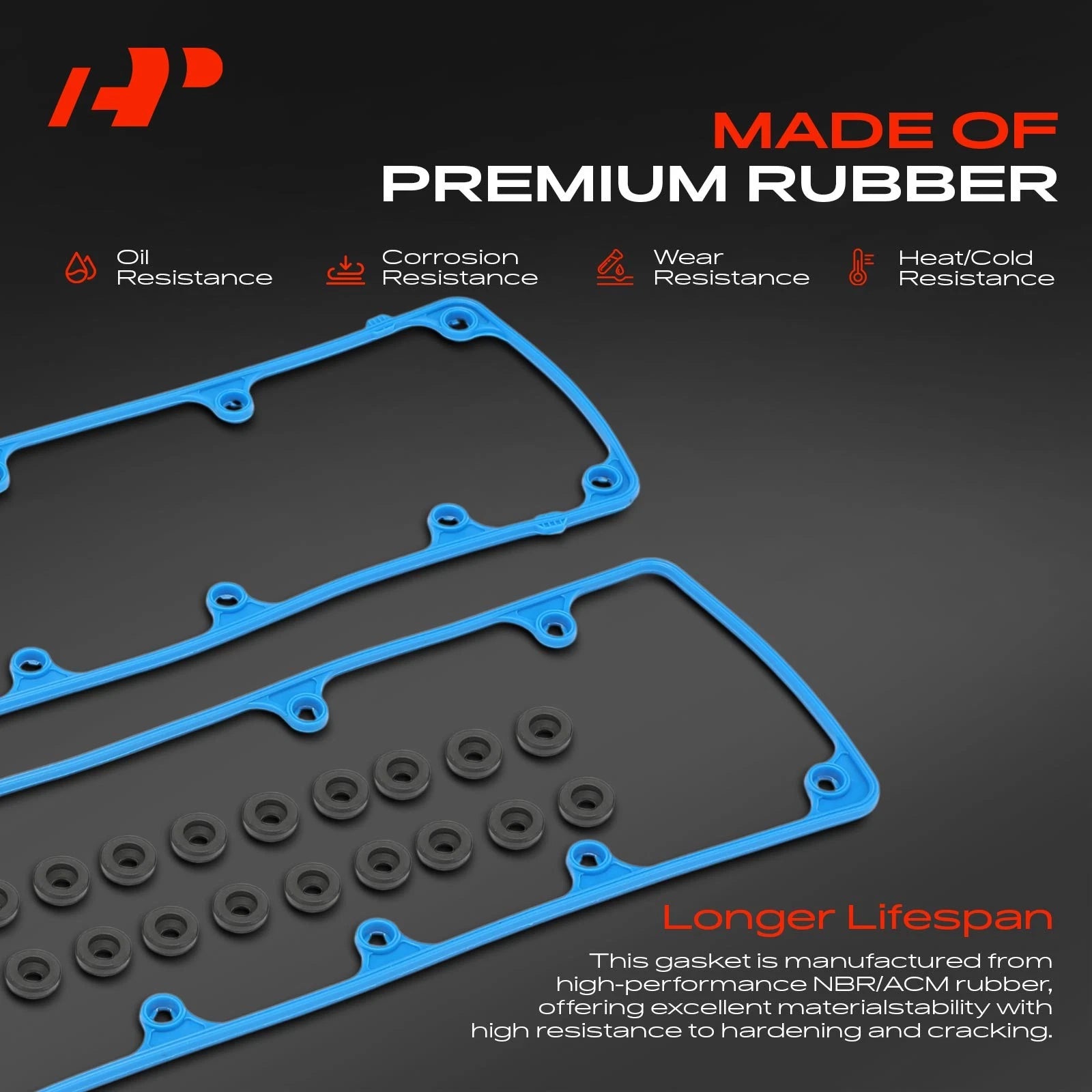 Engine Valve Cover Gasket Set for Ford F-150, Explorer, Mustang (1997–2004)