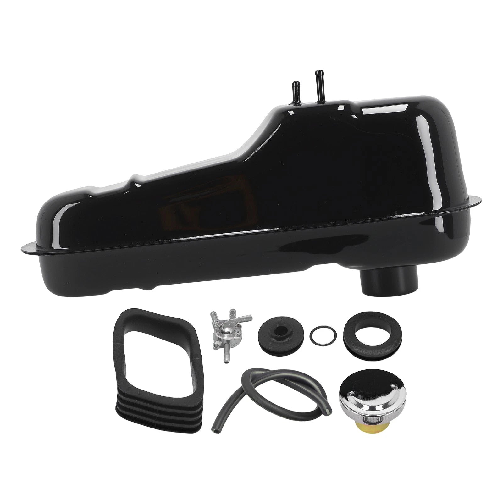 Black Gas Tank with Cap for Honda CT70 (1977–1982)
