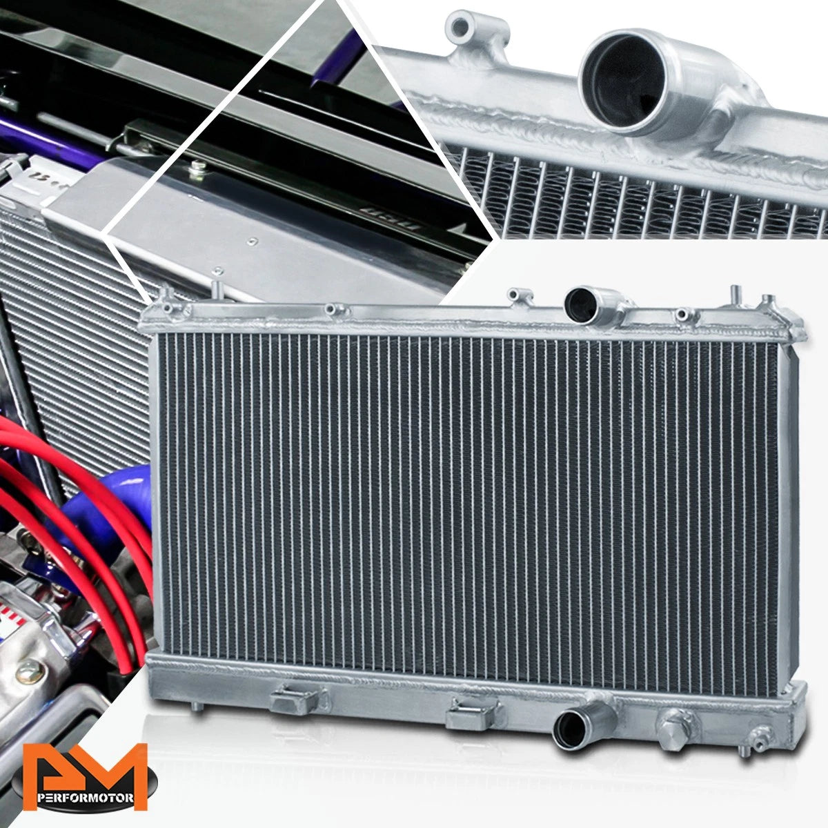 2-Row Aluminum Racing Radiator for Dodge/Plymouth Neon 2.0L (1995–1999)