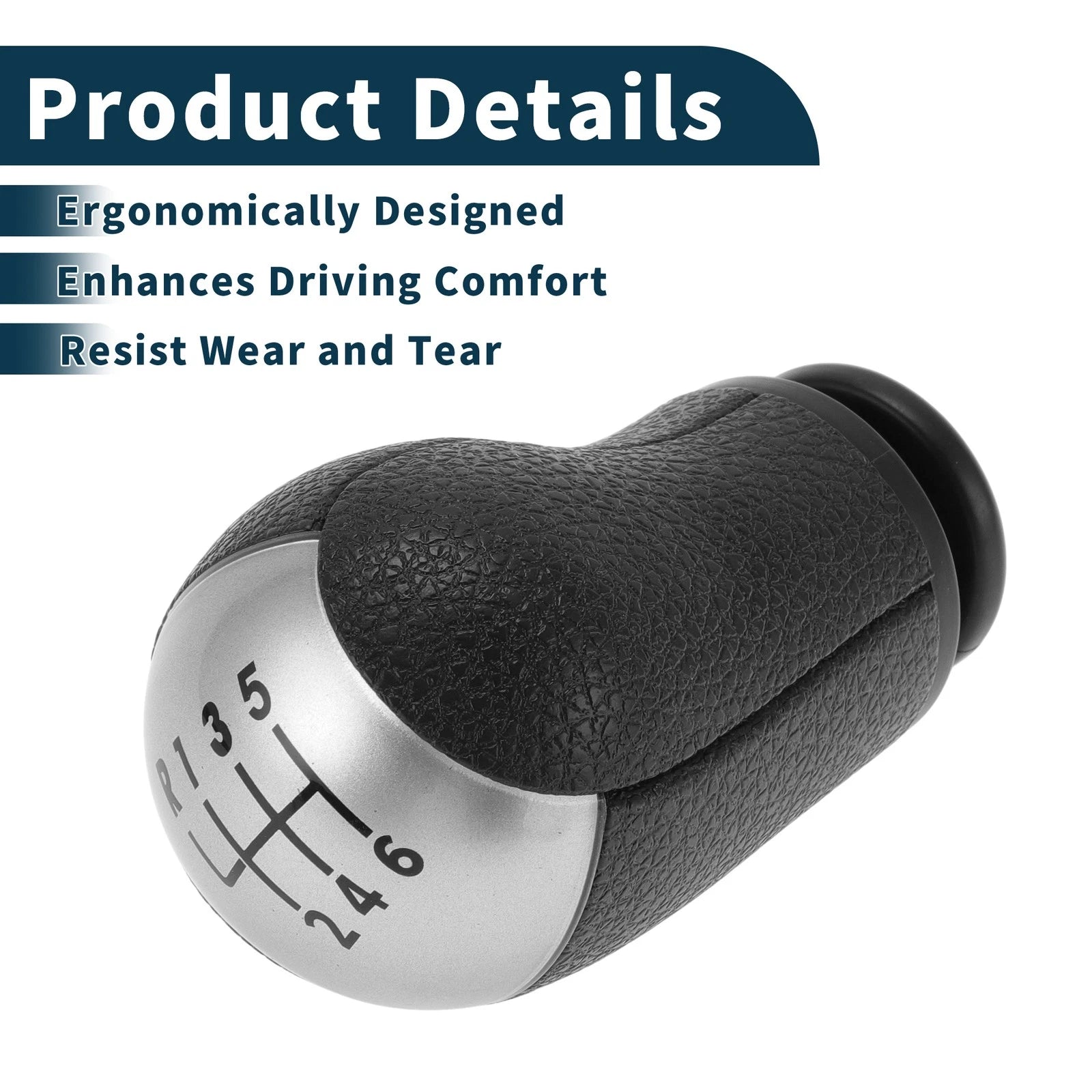 Manual Transmission Gear Shift Knob Handle for Ford Mustang (2015–2023) No.BR3Z7213A