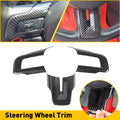 Steering Wheel Trim Cover for Ford Mustang (2015–2023) Carbon Fiber