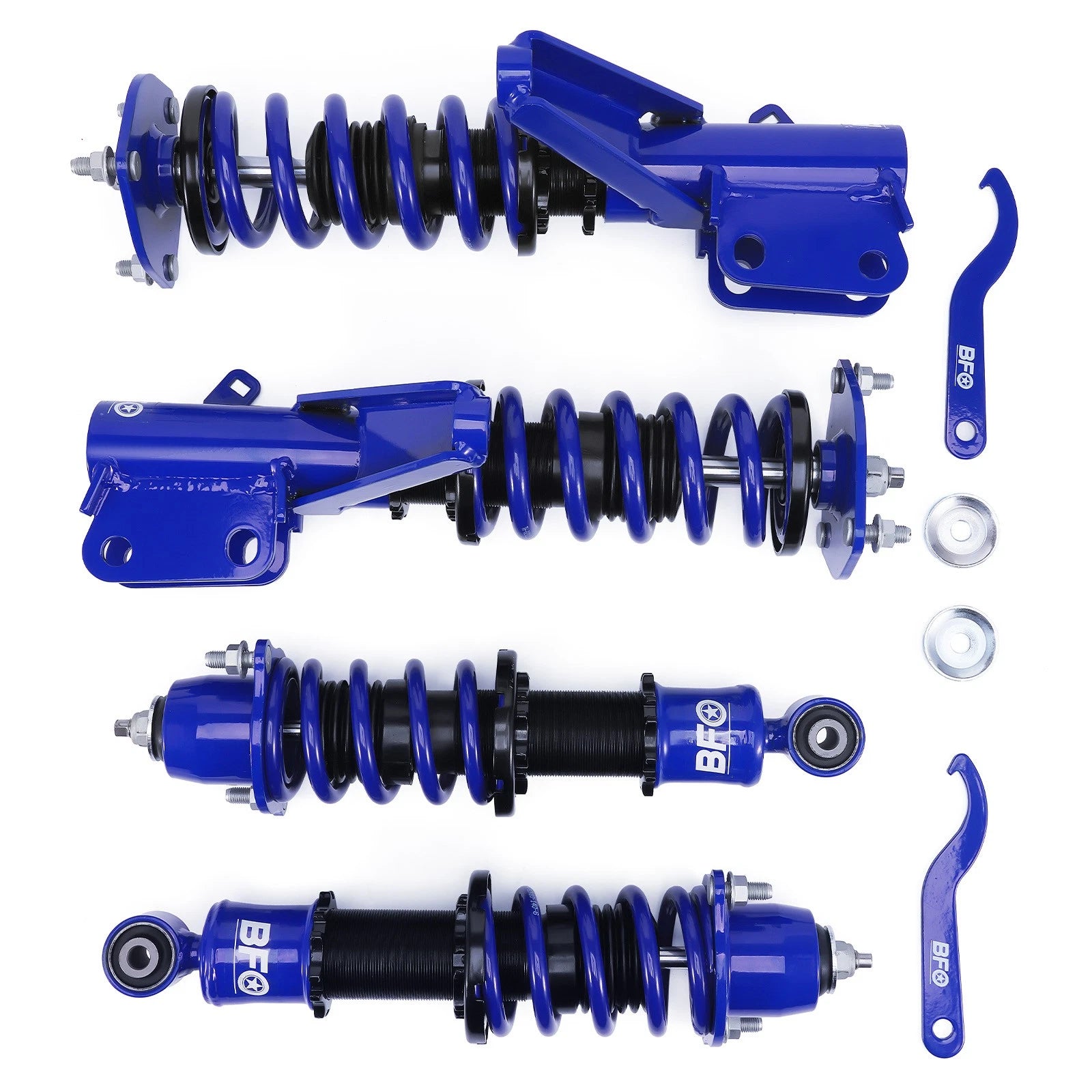 BFO Adjustable Coilovers Suspension Lowering Kit for Honda Civic Si (2001–2005)