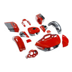 Fairing Bodywork Kit for Harley CVO Road Glide (2015–2024) Pearl Red & Silver Gray