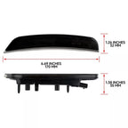 Smoke Lens White LED Front Bumper Side Marker Lights for Dodge Durango (2021–2025)
