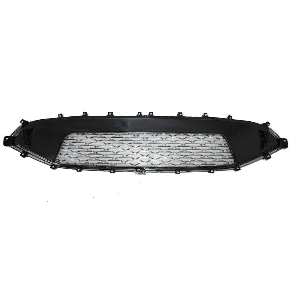 Front Bumper Grille for Ford Fusion (2019–2020) Glossy Black Mesh