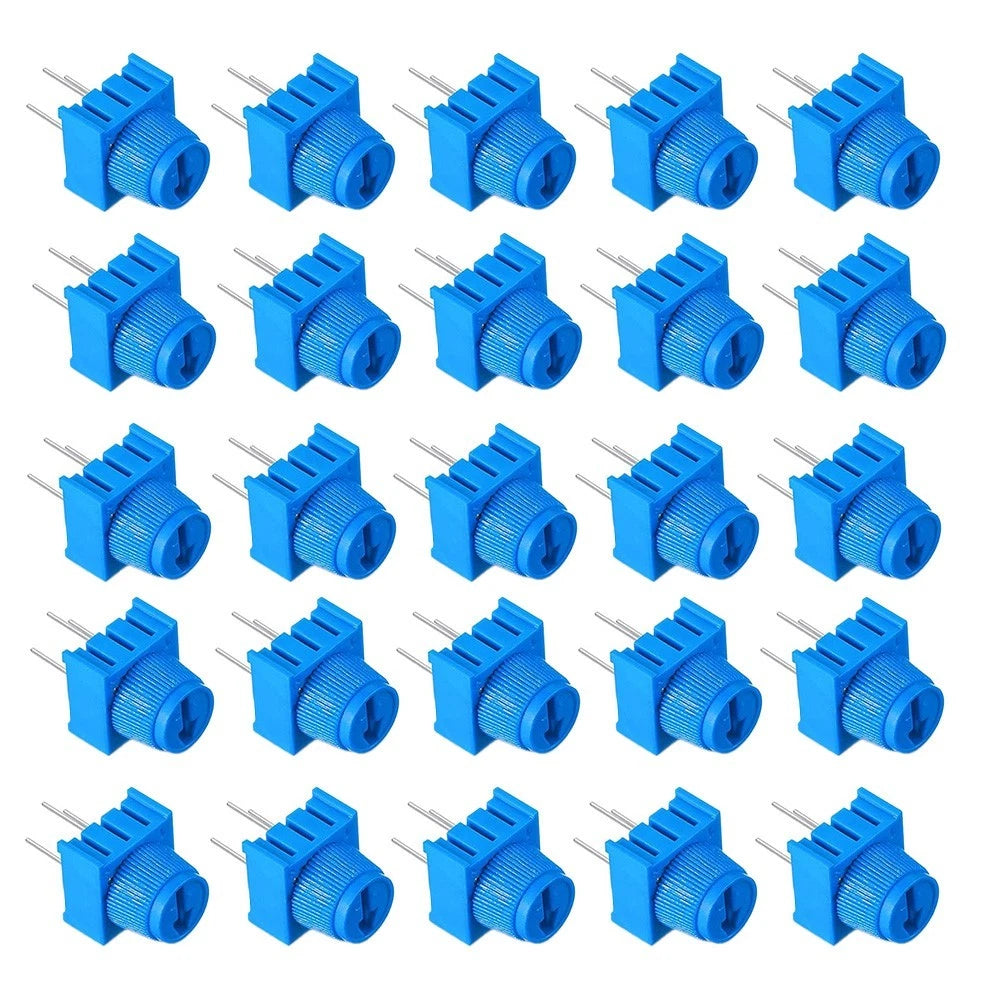 Trim Potentiometer Pack of 20 for Various Applications (1K-100K)