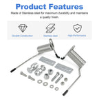 Universal Reversible Snowmobile Ice Scratcher Bracket Kit for Ski-Doo Yamaha
