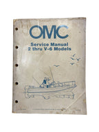 OMC Service Manual for V-6 Models (1981) 392790