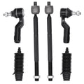 Inner Outer Tie Rod End Set & Steering Rack Boot Kit for Mazda 3 2010–2017