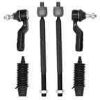 Inner Outer Tie Rod End Set & Steering Rack Boot Kit for Mazda 3 2010–2017