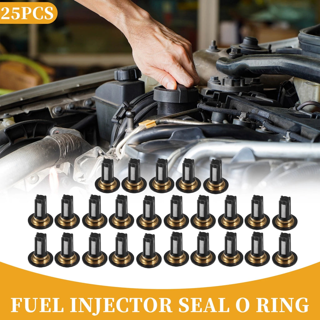 25 Pcs Fuel Injector Filter Basket for Honda 
