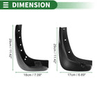 Set of 4 Mud Flaps Splash Guards for Nissan Livina/Geniss (2007–2015)