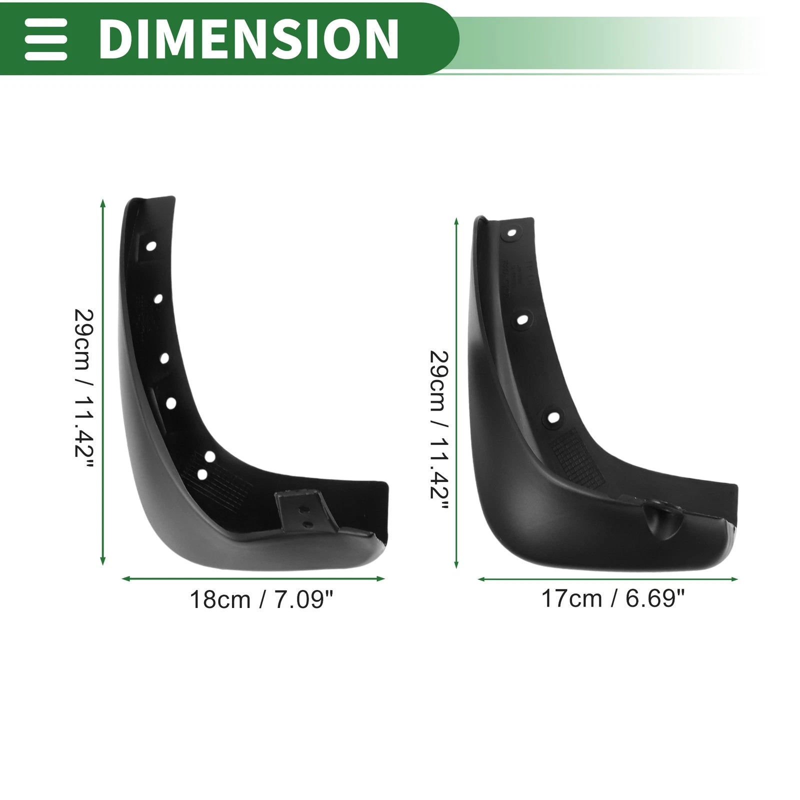 Set of 4 Mud Flaps Splash Guards for Nissan Livina/Geniss (2007–2015)