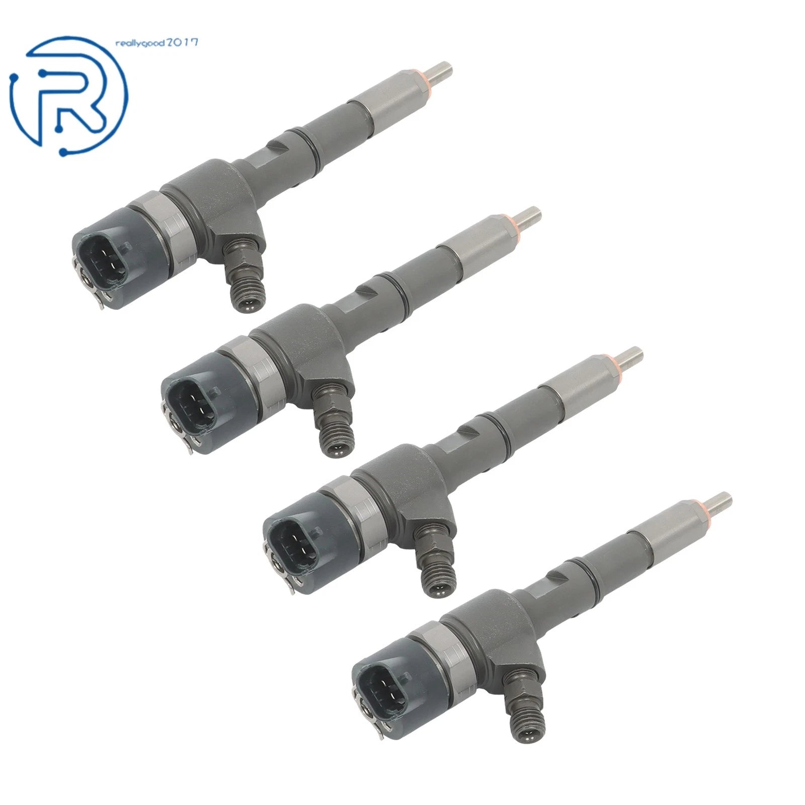 Set of 4 Fuel Injectors for TCD3.6 L4 Engine Diesel (0445110558, 04123831, 4123872)