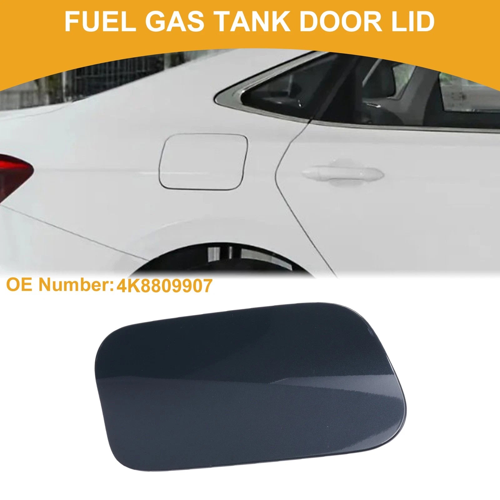 Fuel Tank Door Cap for Audi A7 (2019–2024) Clip Type No.4K8809907 Galaxy Blue