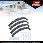 Set of 5 Double Eye Springs for Tandem Trailer Axle (6000 lbs)