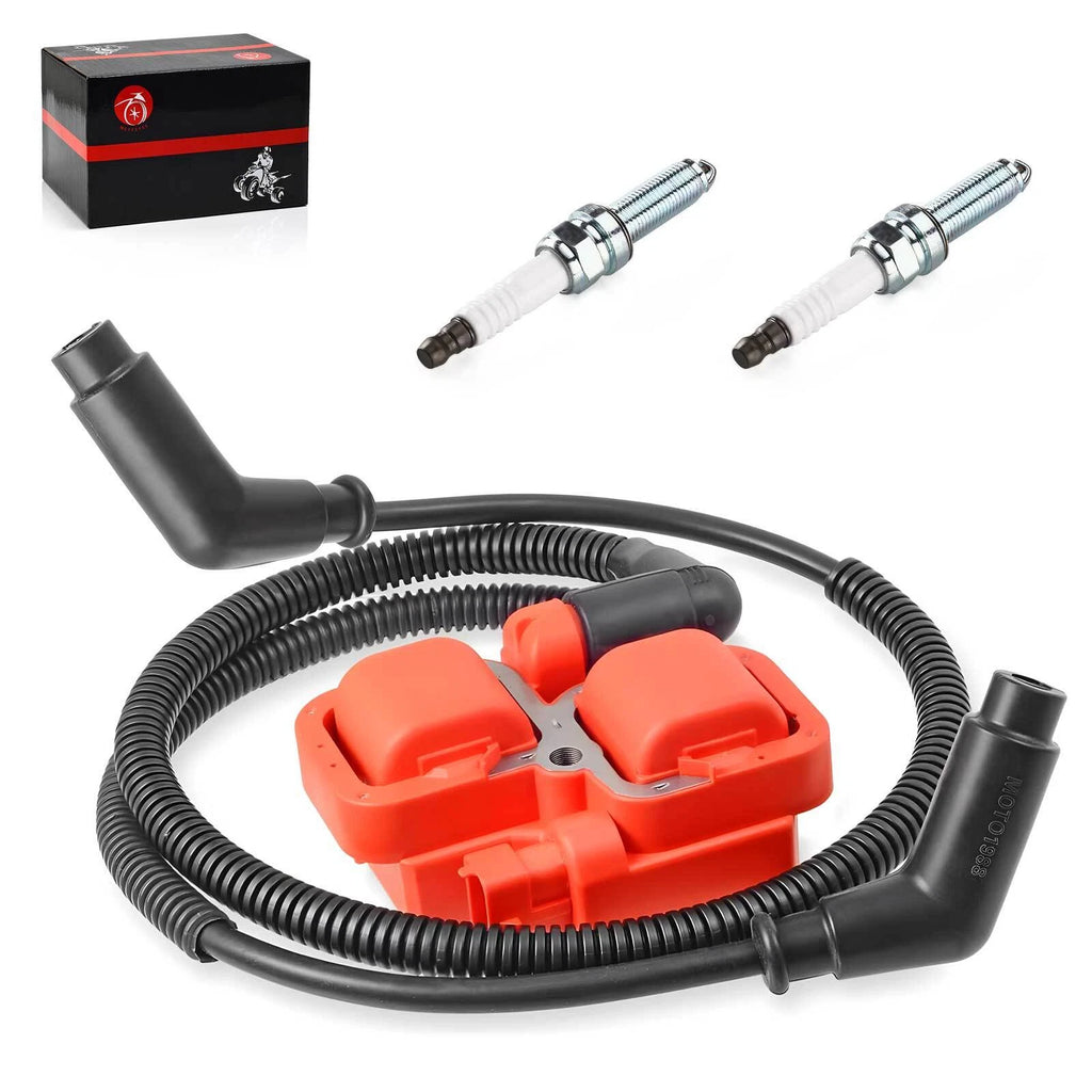 Ignition Coil & Spark Plug with Wire Cap for Can-Am Maverick 1000R (2013-2018)