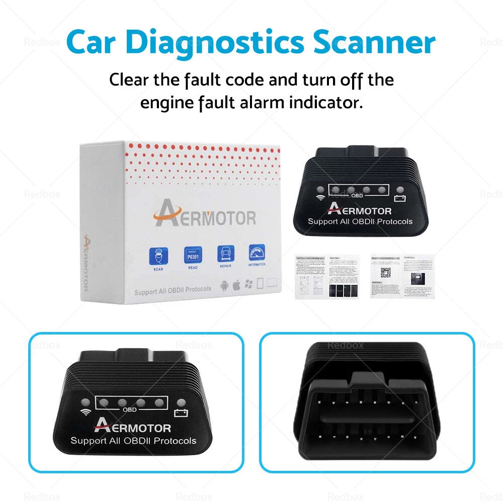 ELM327 WiFi OBD2 Scanner for iOS Android (2010–2023)