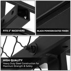 2" Receiver Tow Hitch Cargo Rack Carrier for Universal Fit (2010–2023)