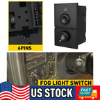 Fog Light Switch for Chevy Avalanche Silverado 1500 Sierra (2001–2006)