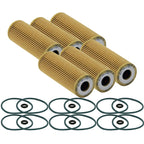 Set of 6 Engine Oil Filters for Ford Lincoln V6 Turbo