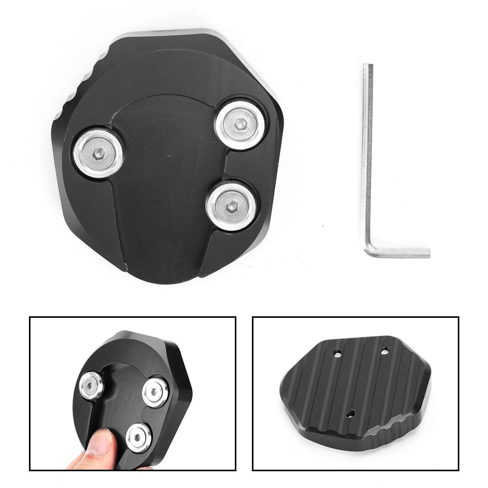 Kickstand Enlarger Plate Pad for Honda CBR150R (2017–2020) REBEL 500 CMX500 (2020)