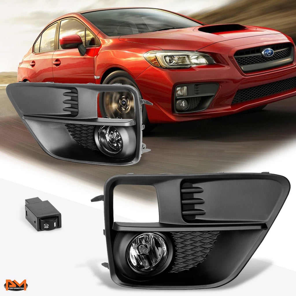 Clear Lens Fog Lights with Switch for Subaru WRX/STI (2015–2017)