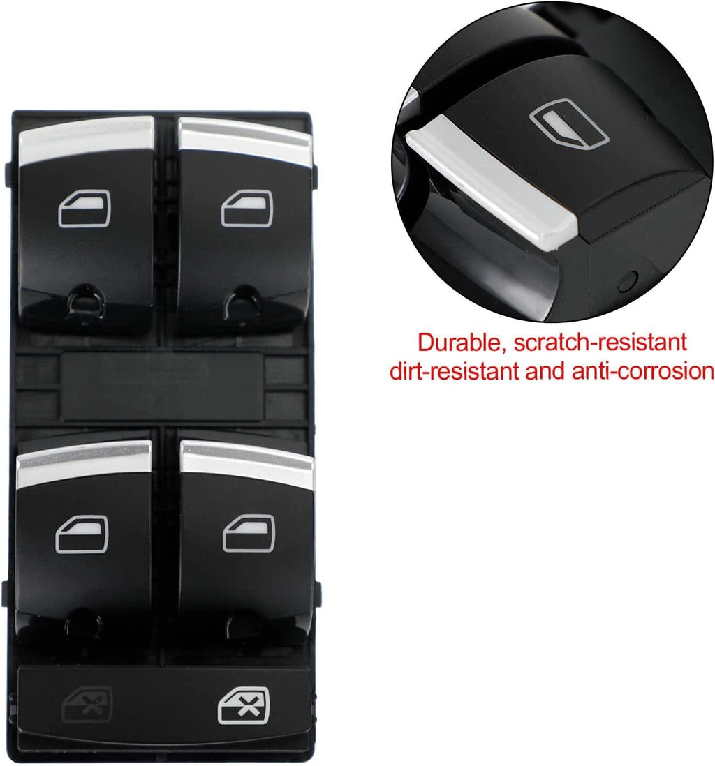 Driver Power Window Switch for Audi A3 Q7 A4 S4 A6 RS3 S3 (2003–2013) 4F0959851H