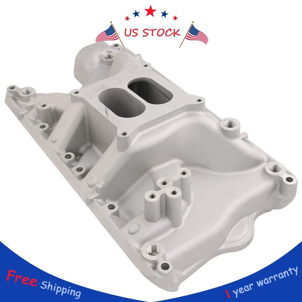 Aluminum Dual Plane Intake Manifold for Ford Small Block Windsor 351W (1969–1996)