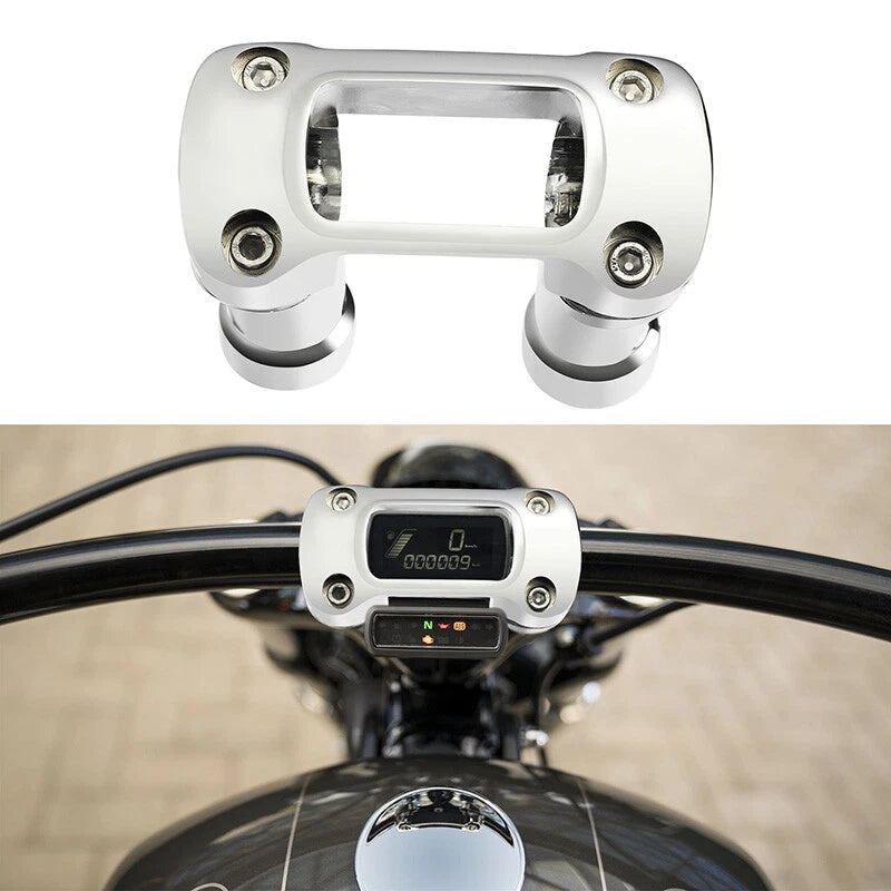 4" Handlebar Riser Clamp Kit for Harley Breakout, Street Bob (2018–2024)