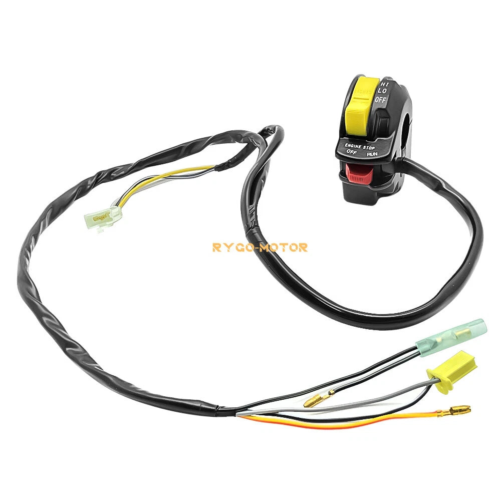 Handlebar Stop Kill Switch Headlight for Suzuki Quadsport 250 LT250S (1989–1990)