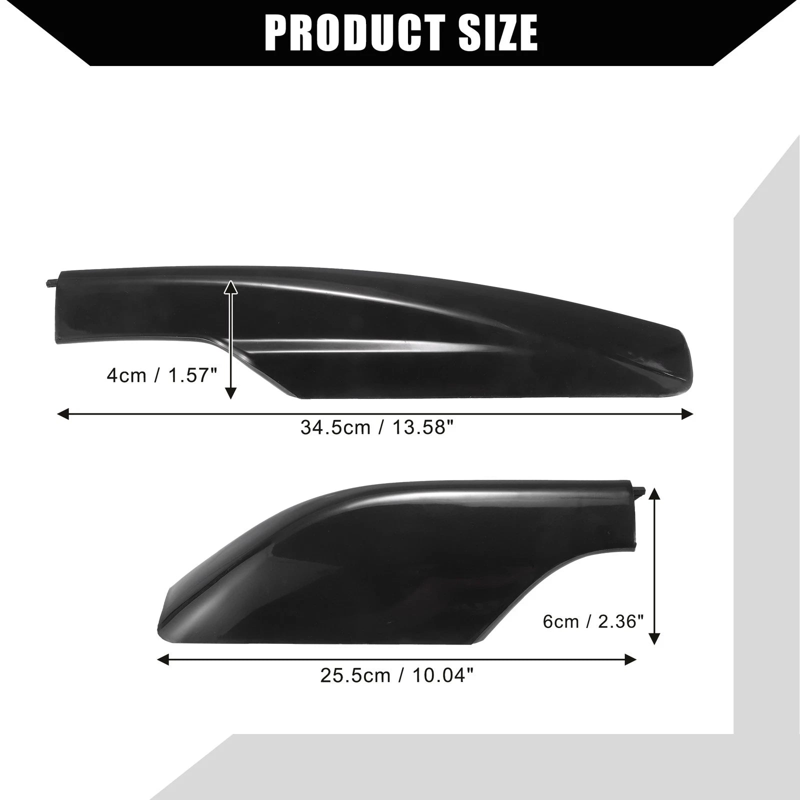 Set of 4 Roof Rack Rails End Cap Covers for Toyota 