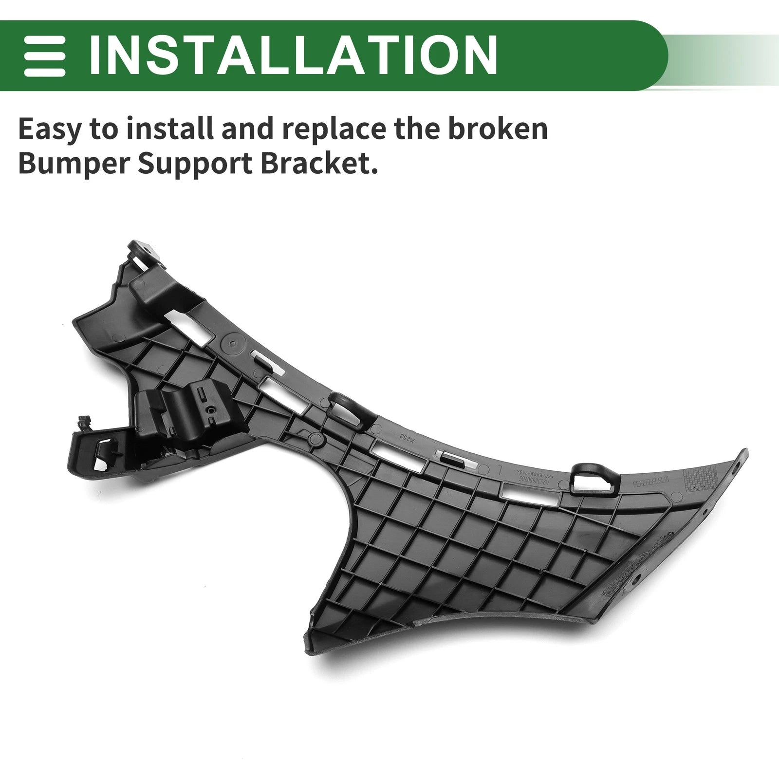 1pc Left Front Bumper Retainer Bracket No.A2538850765 for Mercedes Benz GLC300 (2016–2023)