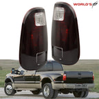 Set of 2 Smoke Tail Lights for Ford F-250 F-350 F-450 F-550