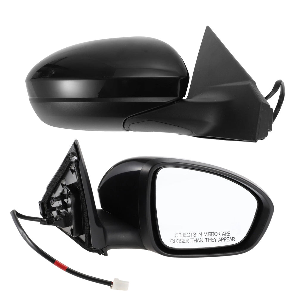 Right Side Door Mirror for Nissan Sentra (2020–2022) Manual Folding Black