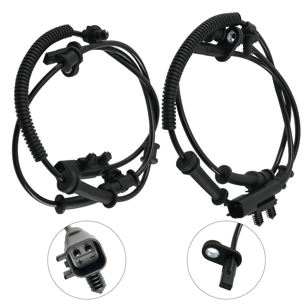 2x Front ABS Wheel Speed Sensor for Dodge Durango Jeep Grand 2011–2015