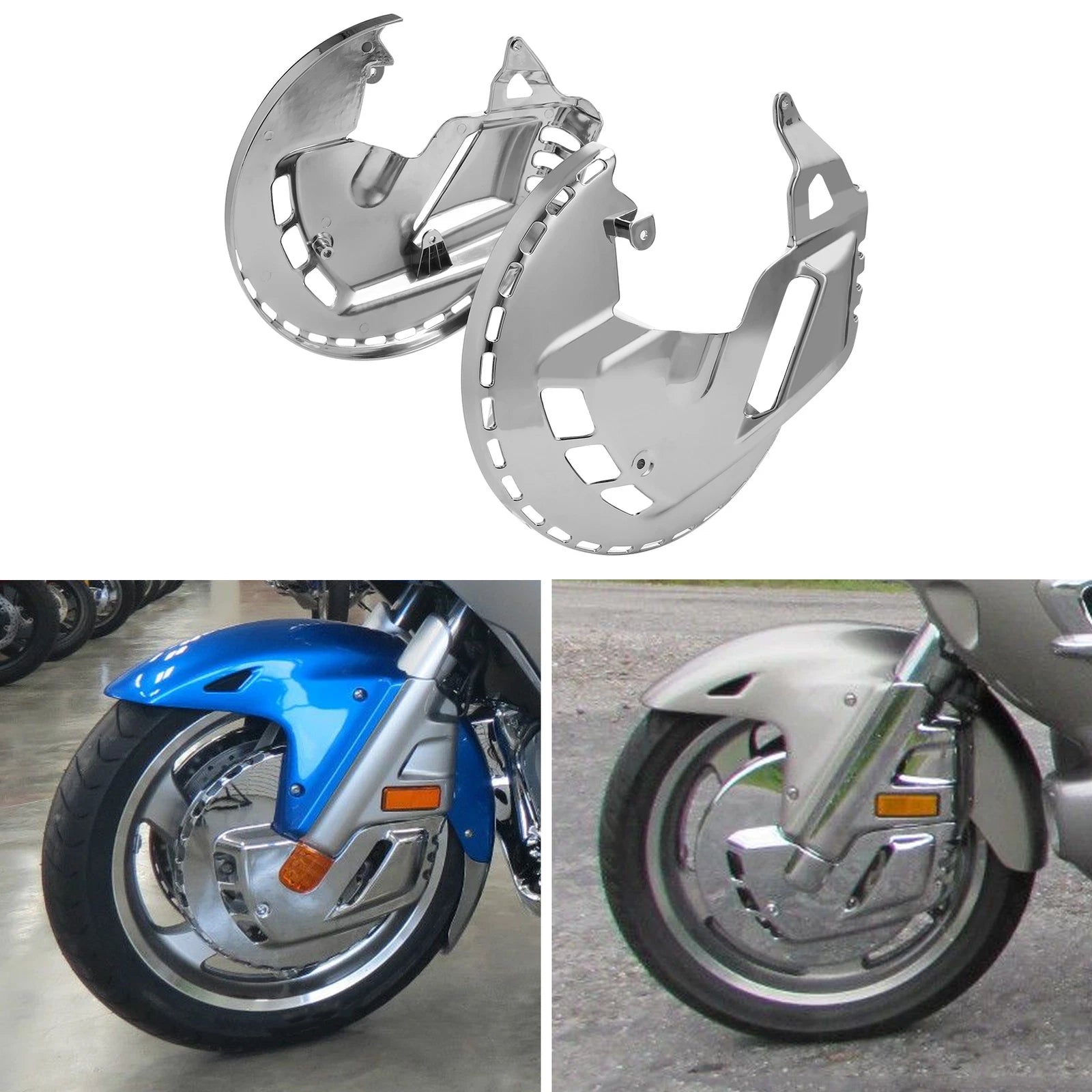 Brake Rotor Covers LED Ring Of Fire for Honda Goldwing GL1800 (2001–2017)