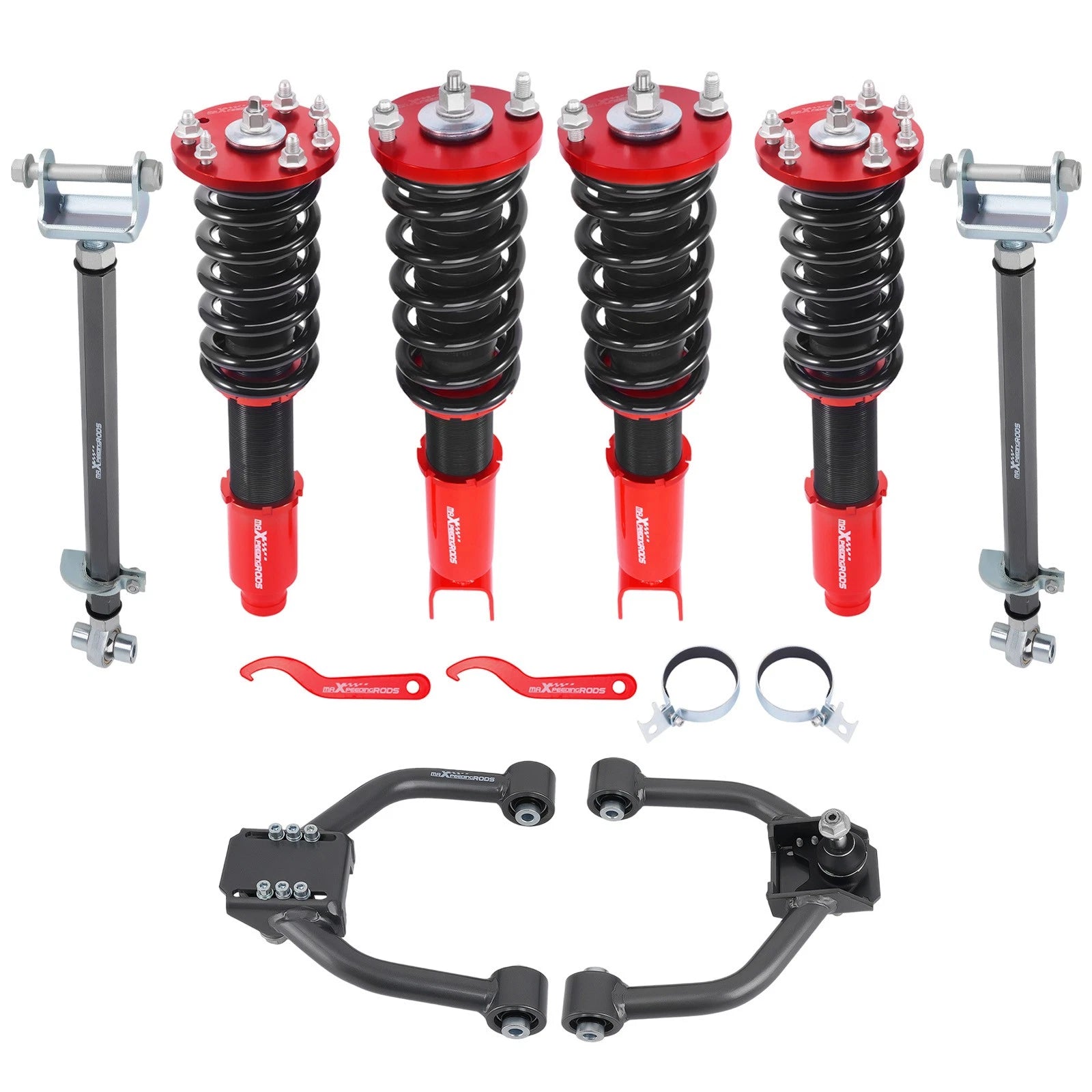 Coilover Lowering Kit & Adjustable Camber Arms for Honda Accord (2008–2012)