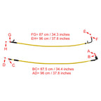 Throttle Cable Wire for Suzuki GSXR1000 (2017–2023) Yellow