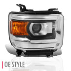 Right Side Projector Headlight for Sierra 1500 2500HD 3500HD (2014–2019) GM2503394