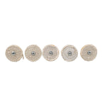 5 Pcs 2" Sisal Cloth Buffing Wheel for Polishing Stainless Steel