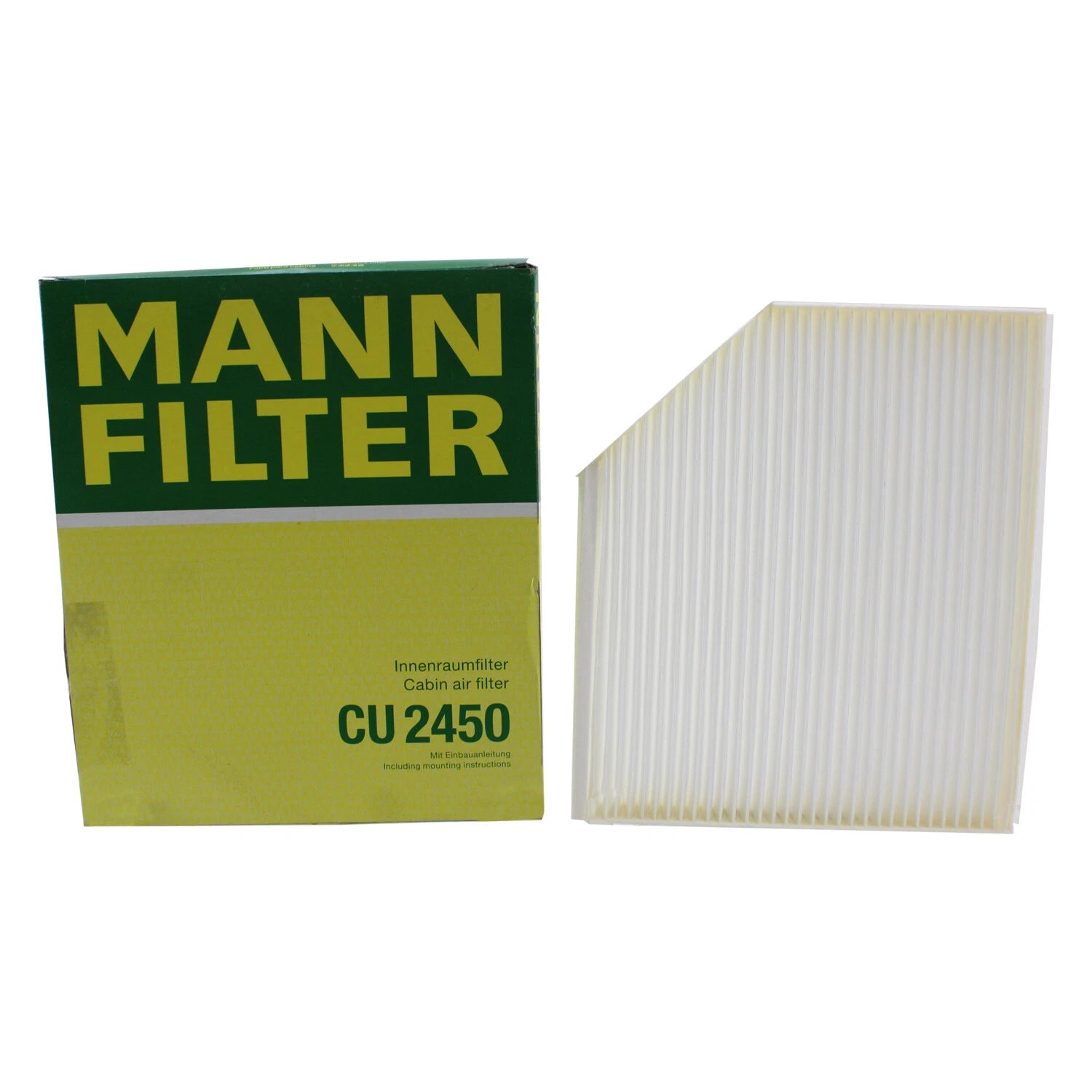 Mann Under Hood Cabin Air Filter CU 2450 for Audi A4 A5 Q5 Porsche Macan (2010–2023)