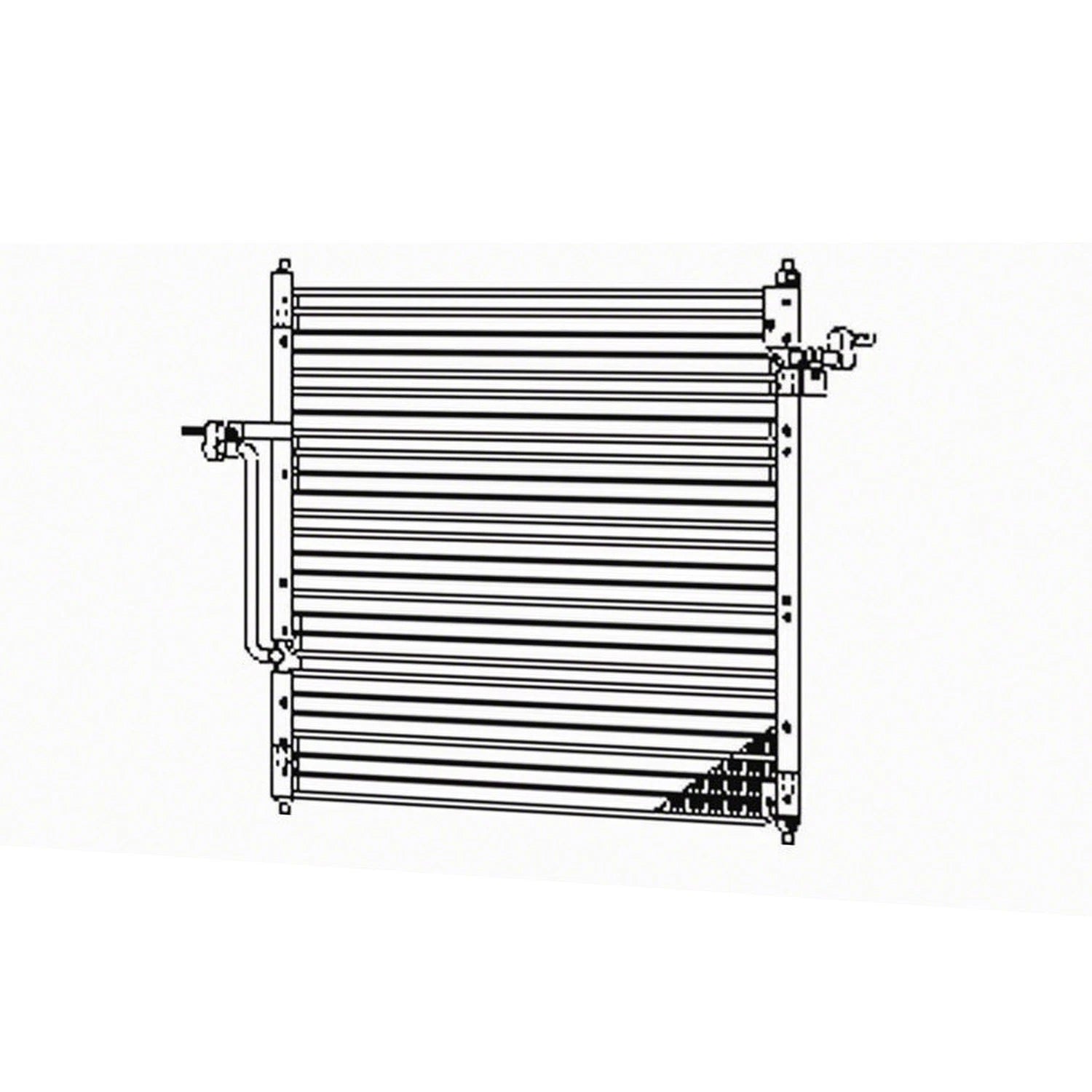 Replacement A/C Condenser for Mazda Pickup (1998–2010)