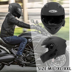 Bluetooth Full Face Motorcycle Helmet for DOT M-XXL