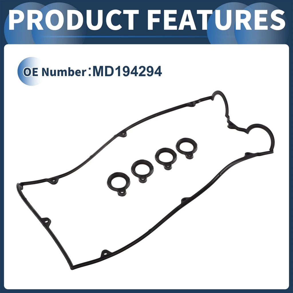 Valve Cover Gasket Set for Mitsubishi Lancer (1992–1993) MD194294