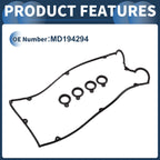 Valve Cover Gasket Set for Mitsubishi Lancer (1992–1993) MD194294